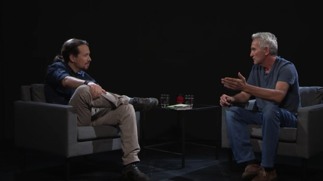 Iglesias y Cañamero, en una entrevista en 'La Tuerka'.