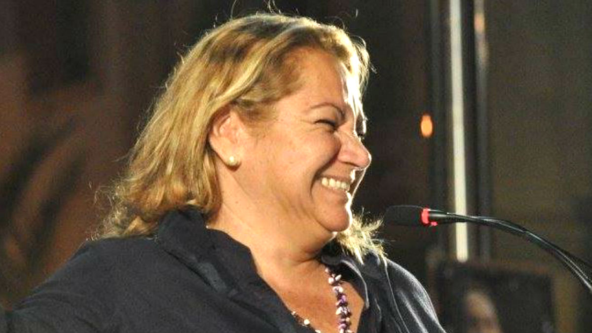La líder de Podemos en Canarias Meri Pita.