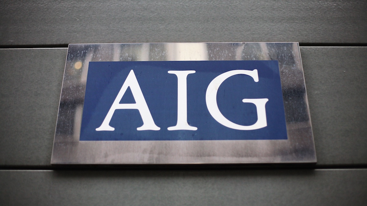 Logotipo de AIG. (Foto: Getty)