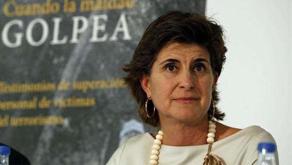 La ex presidenta del PP vasco, María San Gil.