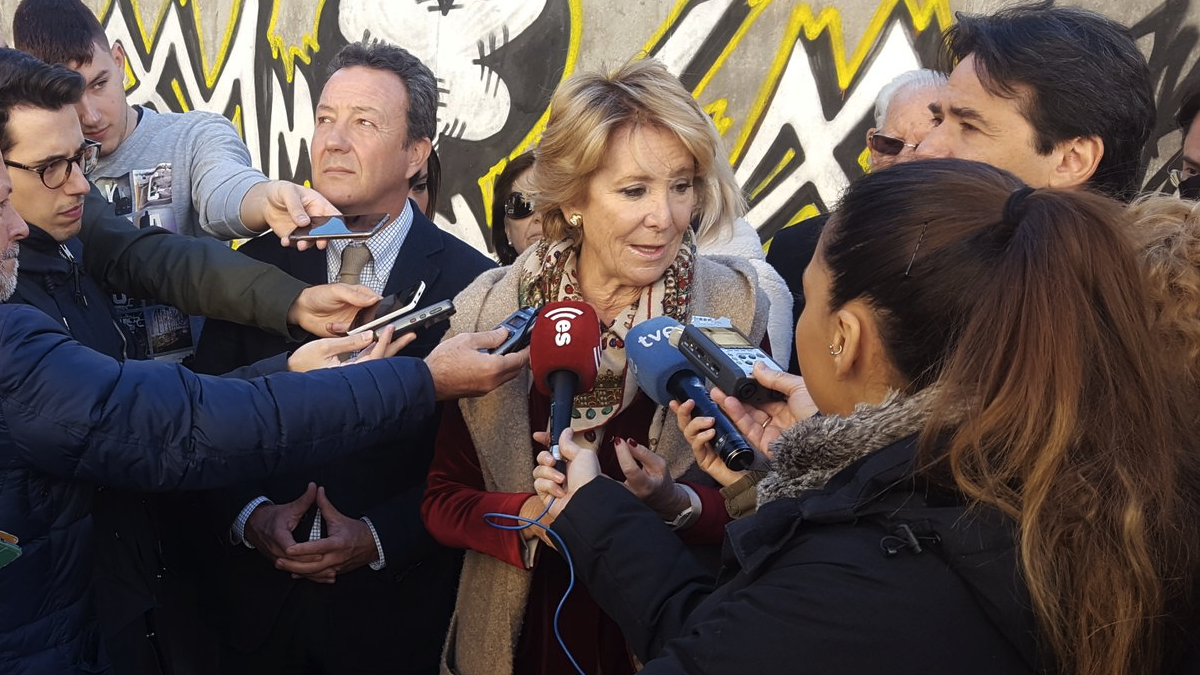La líder de la oposición en el Ayuntamiento, Esperanza Aguirre. (Foto: TW)