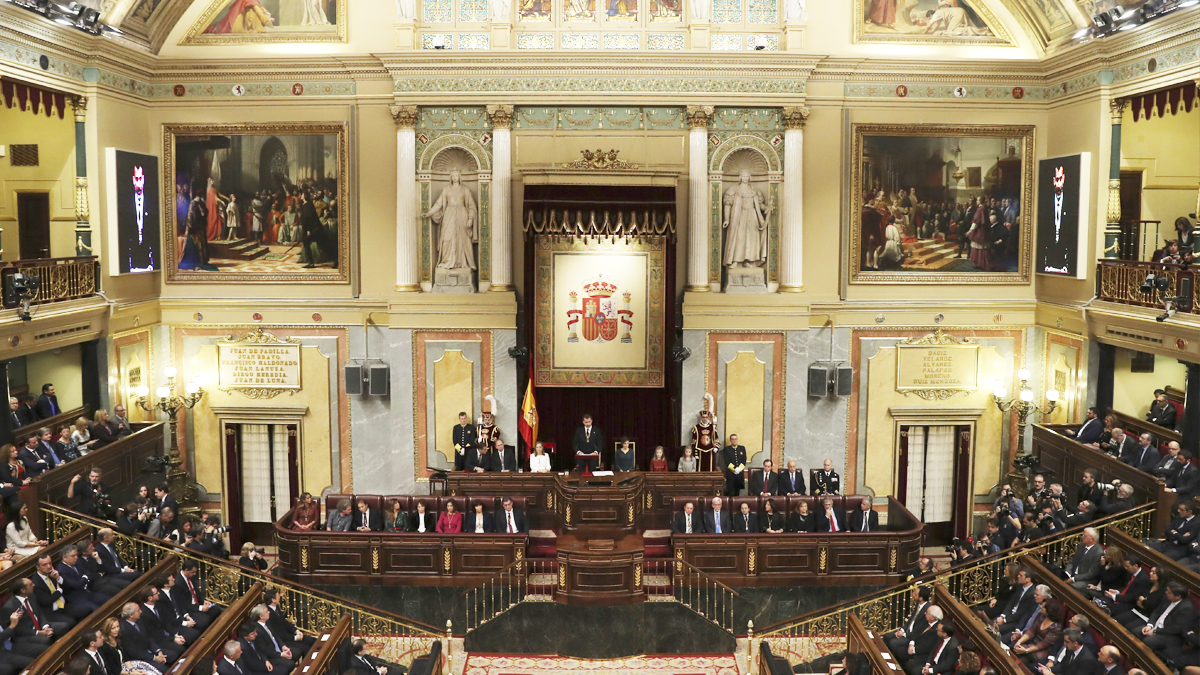 Vista del Congreso, en la Apertura de la XII Legislatura.