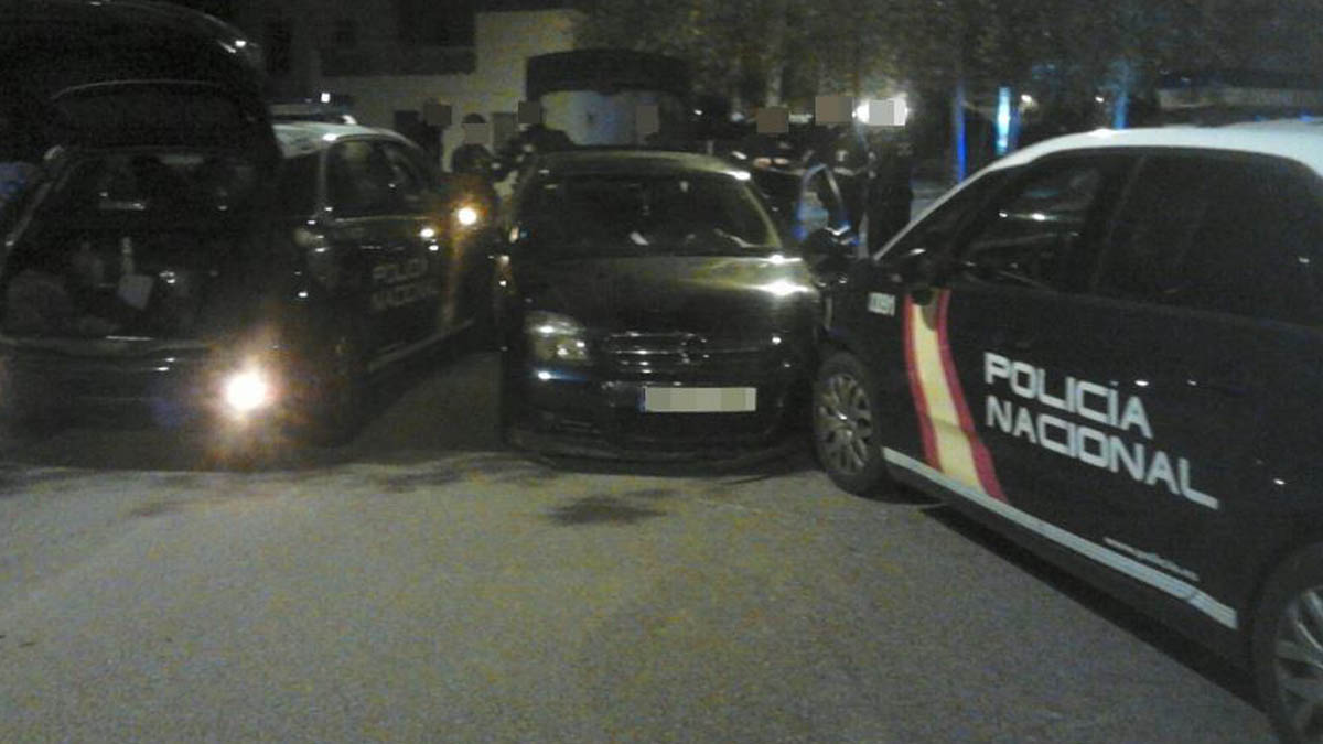 Imagen distribuida por la Policía tras la persecución en Valencia.