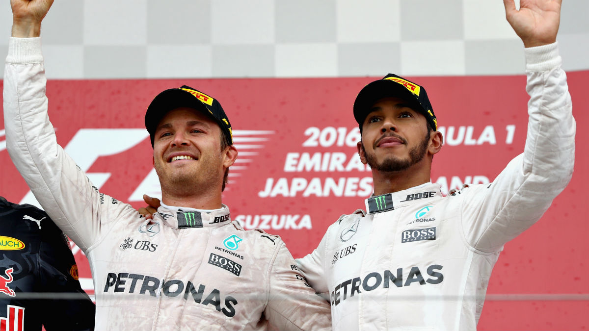 Rosberg y Hamilton afrontan la carrera definitiva confiados en sus opciones. (Getty)