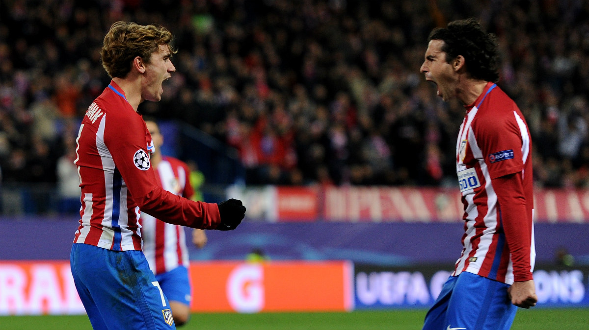 Griezmann anotó el segundo gol del Atlético ante el PSV. (Getty)