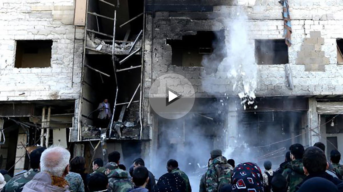 Imagen de un atentado cometido por el Estado Islámico (Foto: AFP).