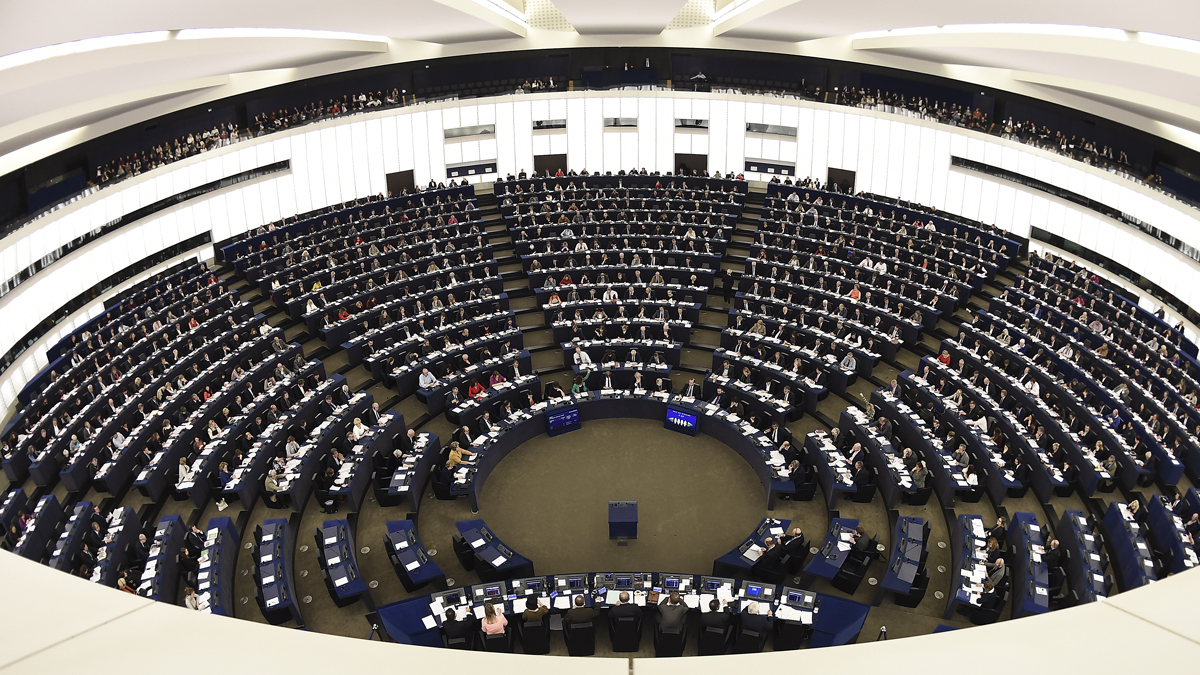 Parlamento Europeo. (Foto: AFP)