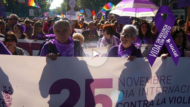 Más de 50 ciudades españolas salen a la calle en el Día Internacional de la Eliminación de la Violencia contra la Mujer