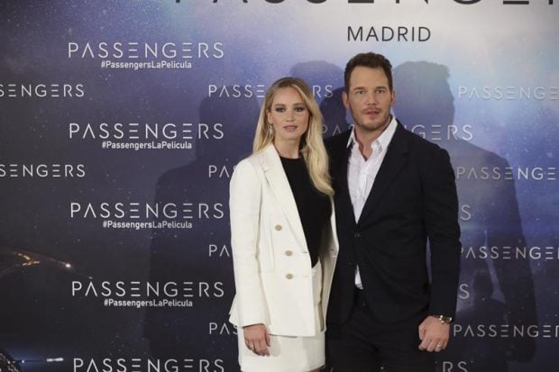 Jennifer Lawrence y Chris Pratt. Foto: EFE