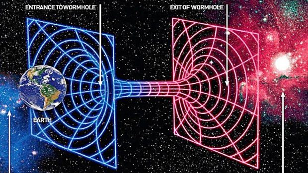 agujero negro gusano wormhole-universo