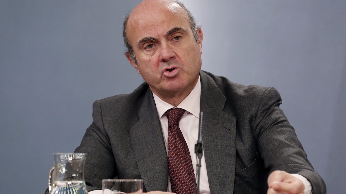 El ministro de Economía, Industria y Competitividad, Luis de Guindos. (Foto: EFE)