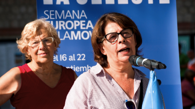 Manuela Carmena e Inés Sabanés