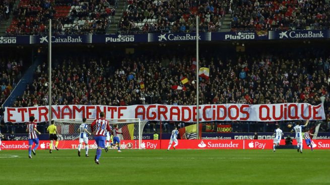 El detallazo de la afición del Atlético con Quique Sánchez Flores