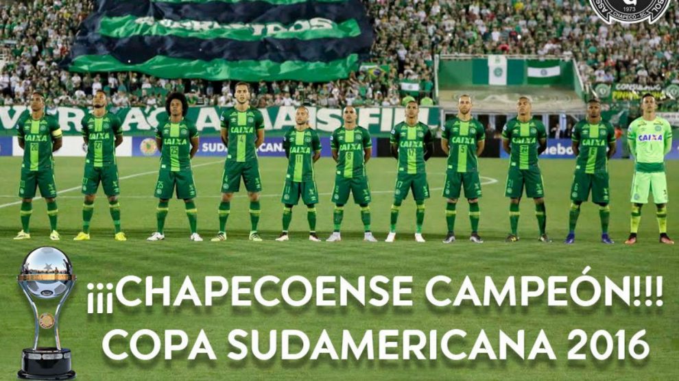 El Chapecoense campeón de la Copa Sudamericana. (Conmebol)