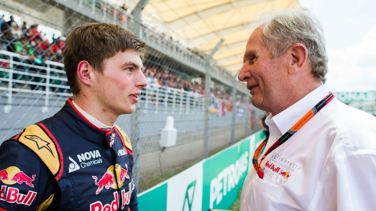 Helmut Marko considera a Max Verstappen lo más especial que le ha pasado últimamente a la Fórmula 1. (Getty)