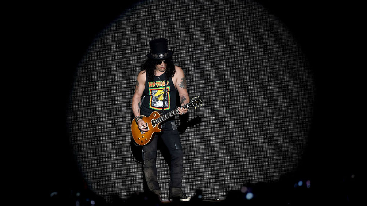 El célebre guitarrista Slash. Foto: GETTYIMAGES