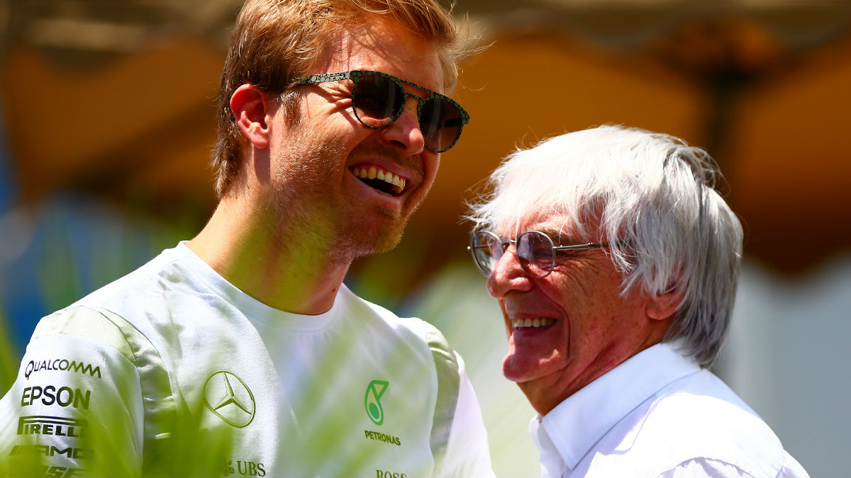 Ecclestone vuelve a demostrar una vez más que Rosberg no es santo de su devoción. (Getty)