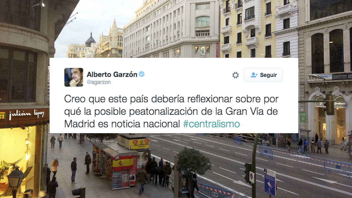 Tuit de Alberto Garzón.