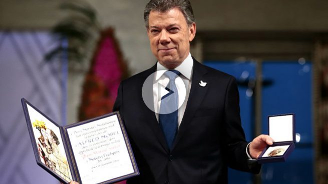 Santos recibe el Nobel por el acuerdo con los narcoterroristas de las FARC que Colombia rechazó