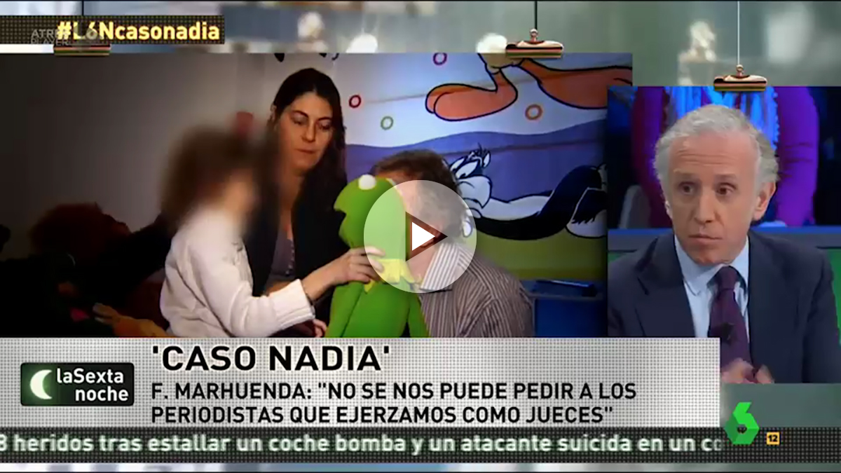 Eduardo Inda comenta el ‘caso Nadia’ en La Sexta Noche.