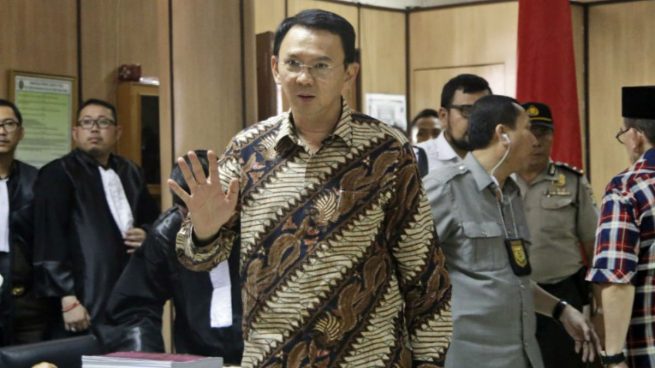 El Gobernador cristiano de Yakarta, Ahok, se enfrenta a dos rivales musulmanes en las presidenciales de Indonesia