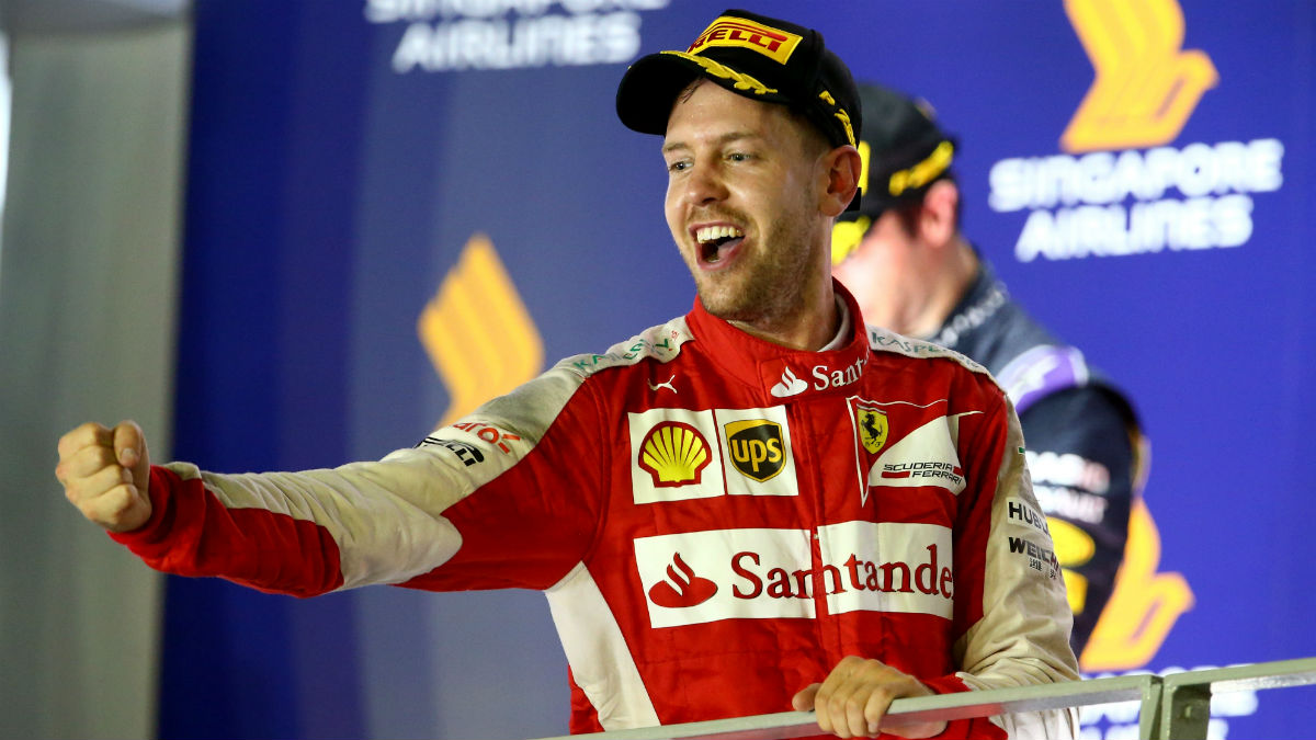 Sebastian Vettel considera que sus polémicas por los mensajes de radio captados esta temporada son exageradas. (Getty)