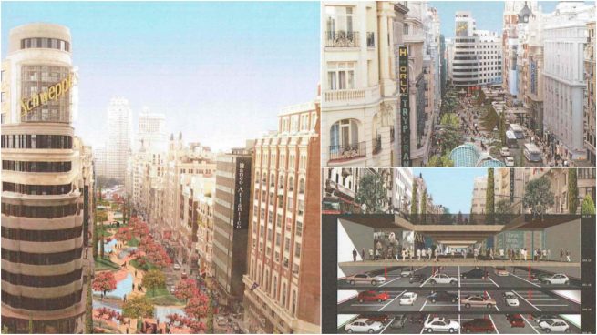 El proyecto 'Gran Vía a pie' del arquitecto Miguel de Oriol del año 2000.