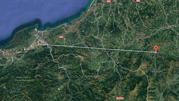 La Guardia Civil detiene a cinco personas en Louhossoa (Francia) en una operación contra ETA