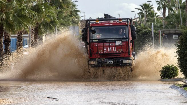 Temporal en los Alcázares en Murcia