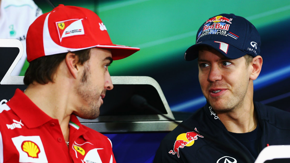 El ex piloto Marc Surer considera a Alonso mejor piloto que Sebastian Vettel. (Getty)