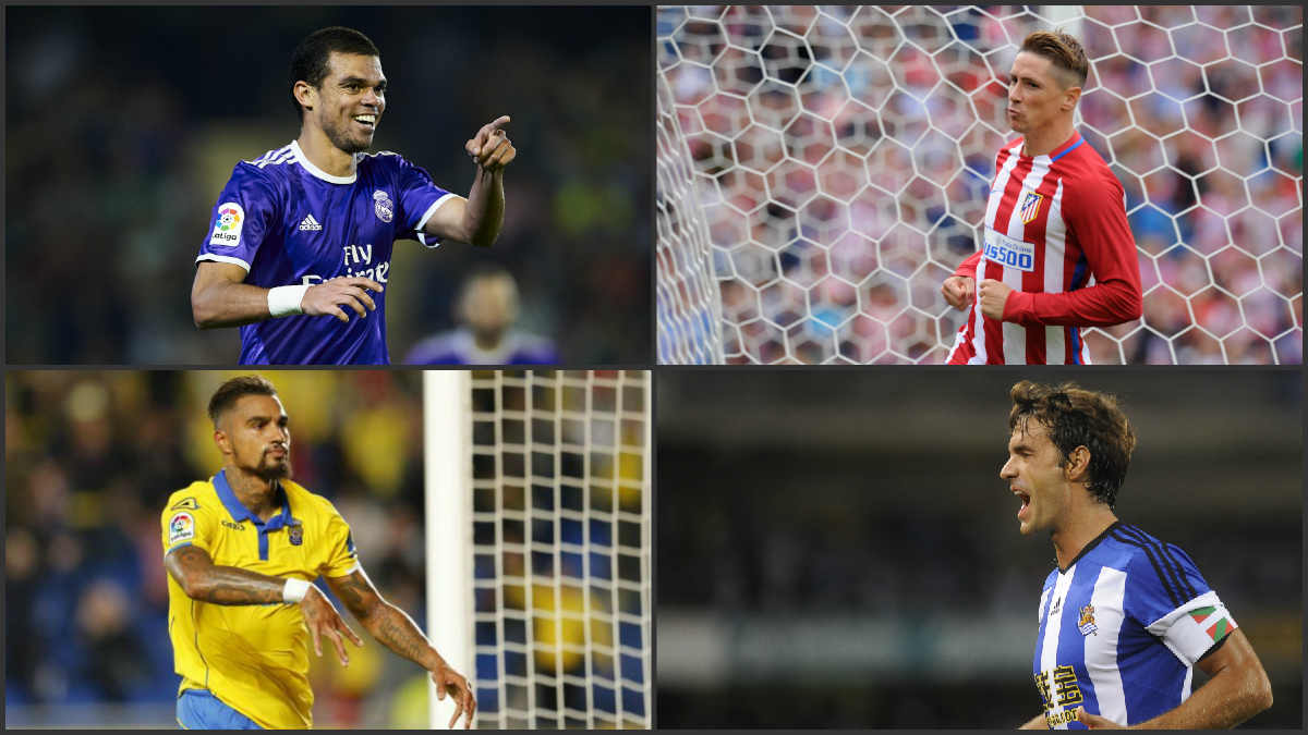 Pepe, Fernando Torres, Boateng y Xabi Prieto