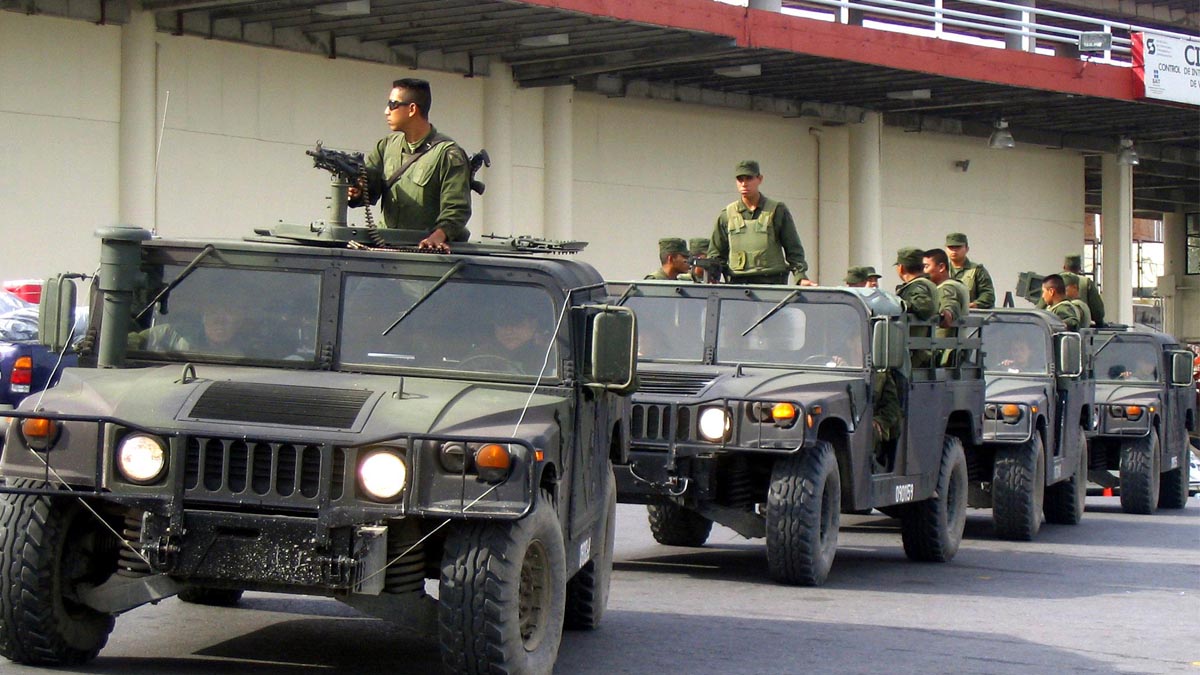 Militares mexicanos desplegados. (Foto AFP)