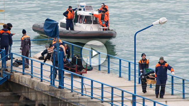 Un avión militar ruso con 92 pasajeros a bordo se estrella en el Mar Negro