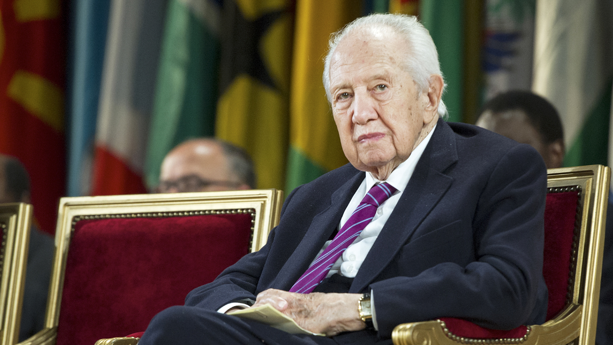 Mario Soares en una imagen de 2013 (Foto: AFP)