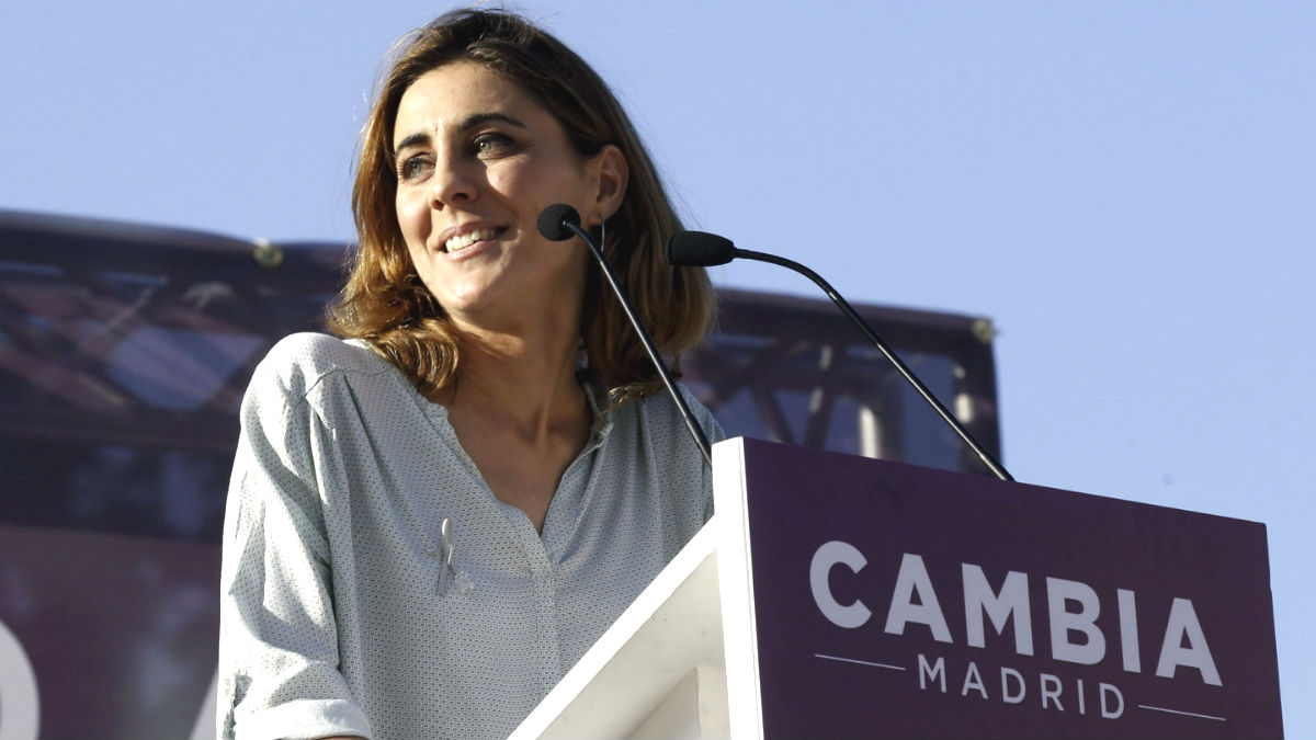 La nueva portavoz de Podemos en la Asamblea de Madrid, Lorena Ruiz-Huerta (Foto: Efe)