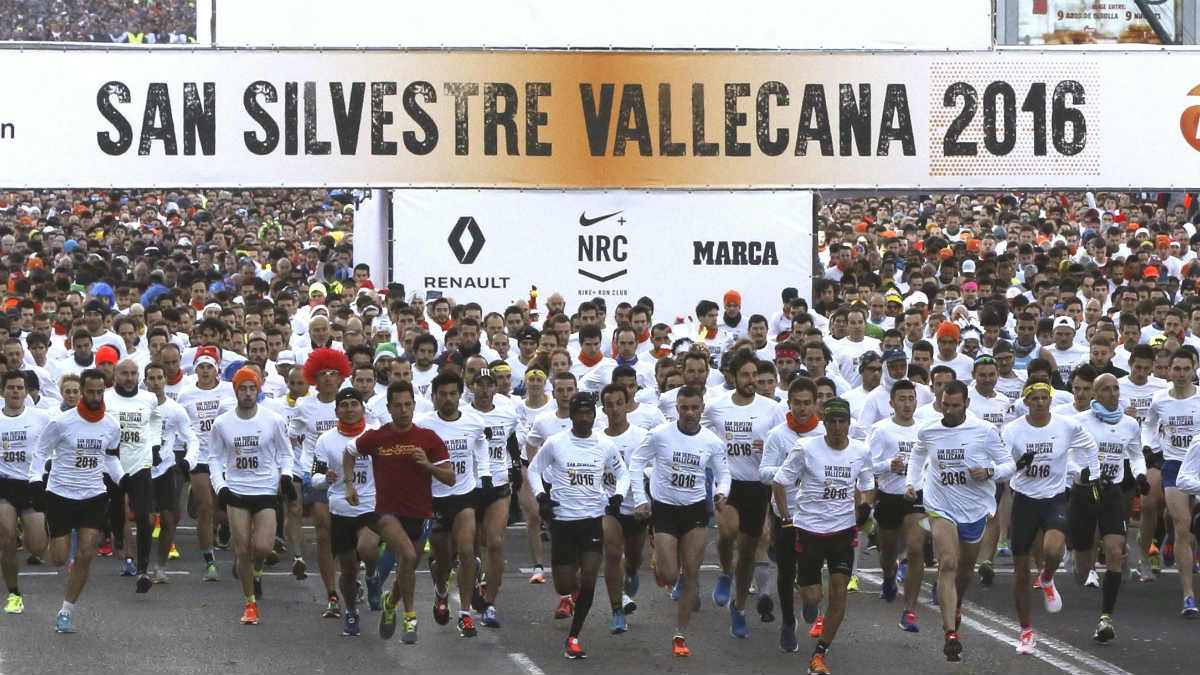 La San Silvestre Vallecana 2018 volvió a ser un éxito. (EFE)