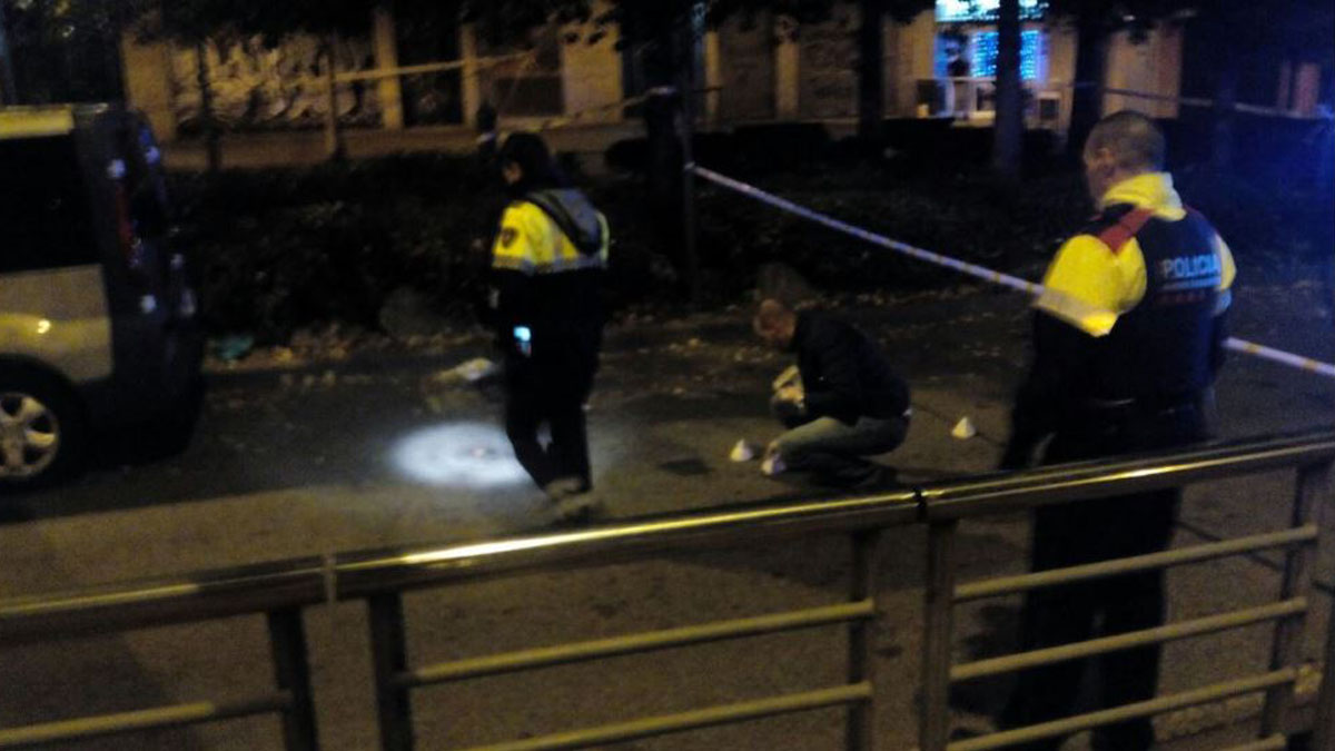 Tiroteo en la Avenida Meridiana de Barcelona (Foto: Twitter 324.cat)