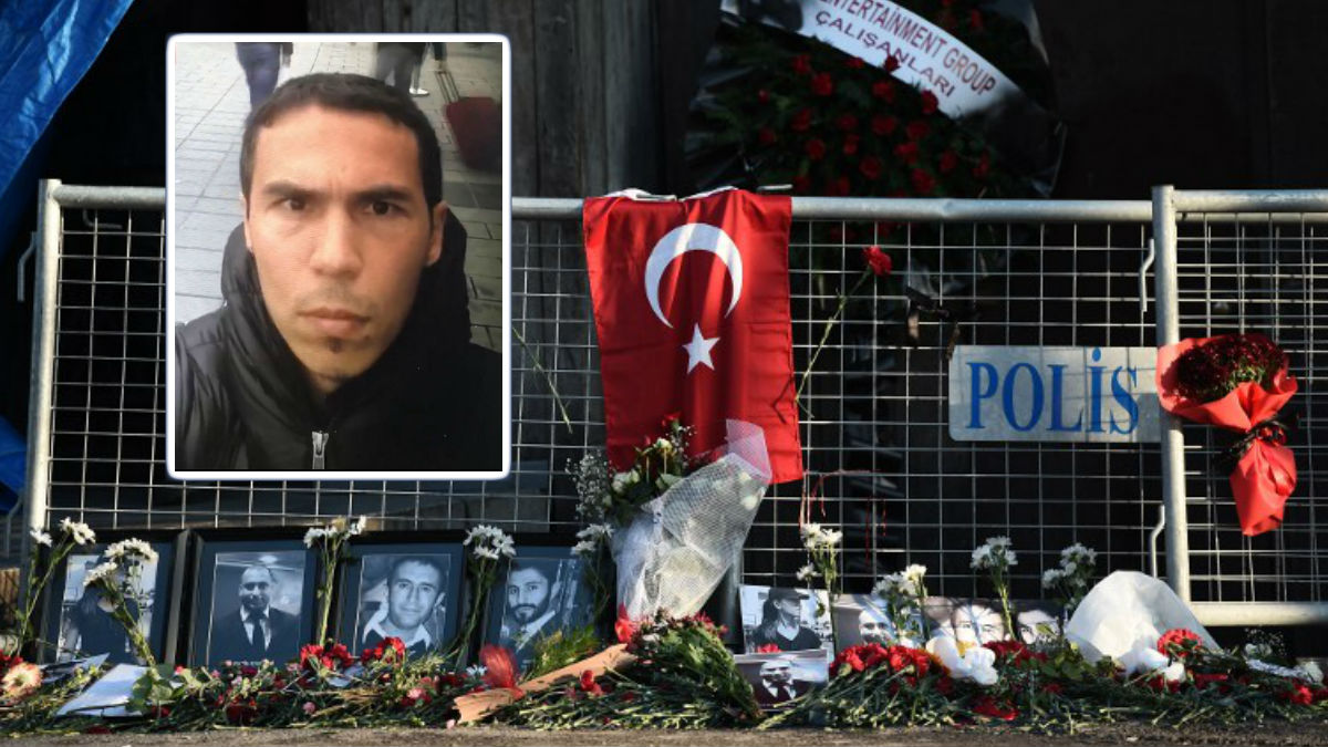 La foto difundida por las autoridades turcas del sospechoso principal de ser el autor del atentado de Estambul. Foto: AFP