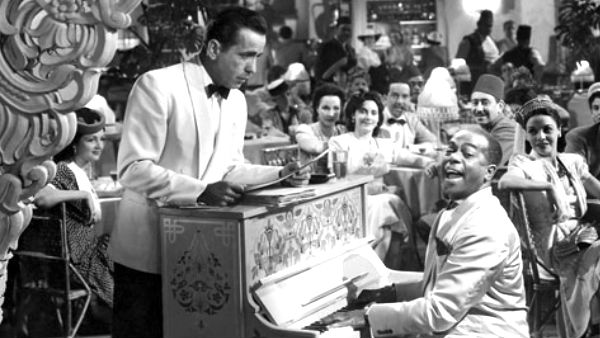 Imagen de la película Casablanca.