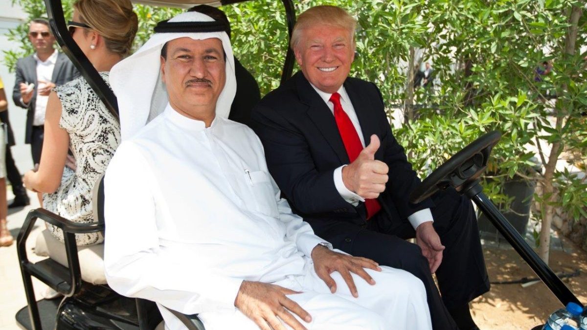 Donald Trump con Hussein Damc