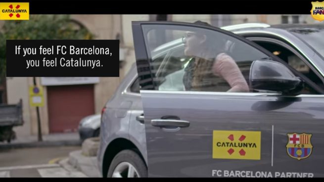 La Generalitat no retirará su campaña pro Barça en la que se olvida del resto de equipos catalanes