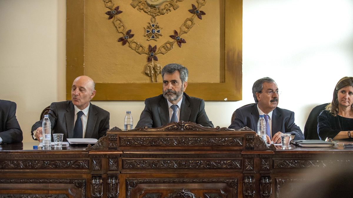 Carlos Lesmes, presidente del Tribunal Supremo y del CGPJ (Foto: Efe).