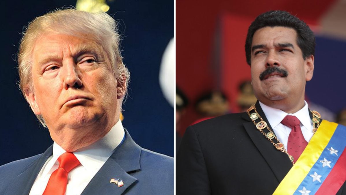 Donald Trump y Nicolás Maduro.