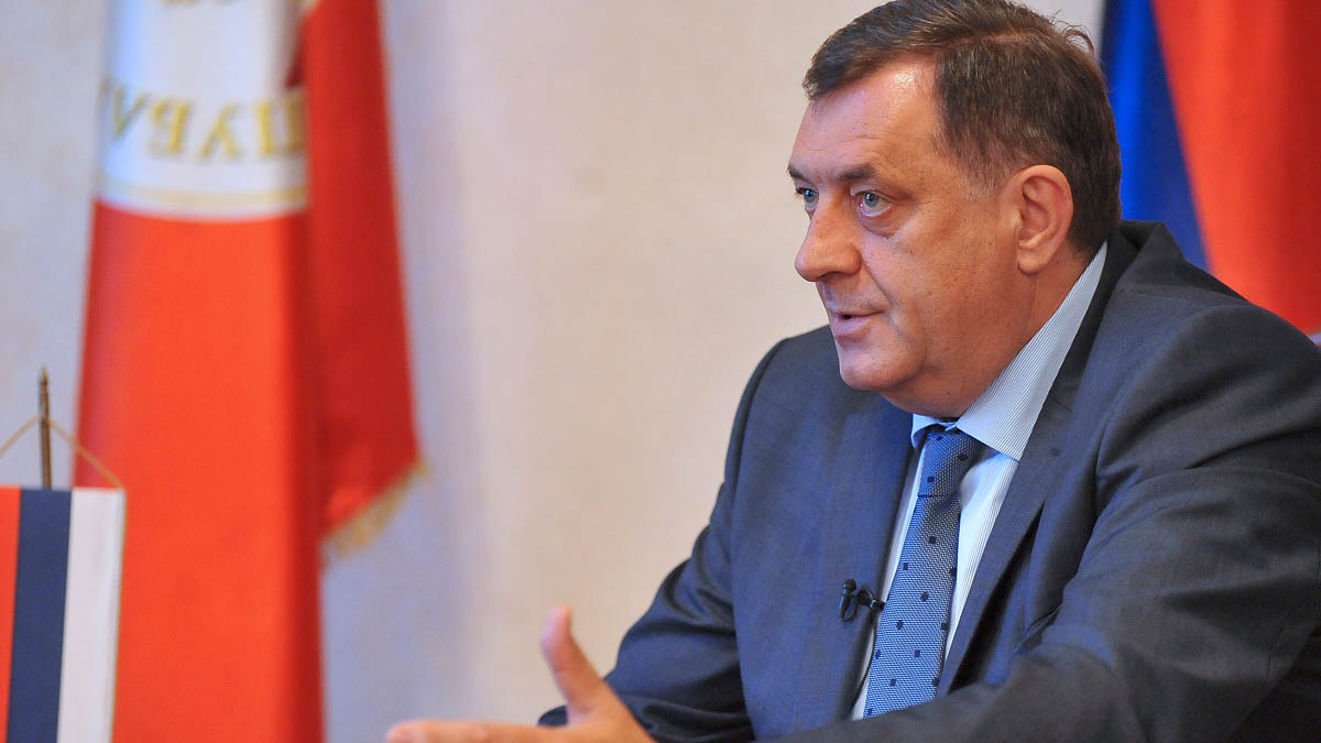 El líder serbobosnio Mirolad Dodik. (Foto: AFP)