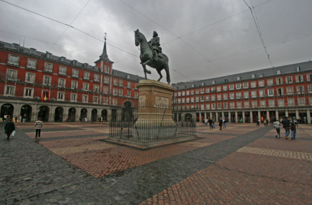 La Plaza Mayor en su Cuarto Centenario. (Foto: WM)