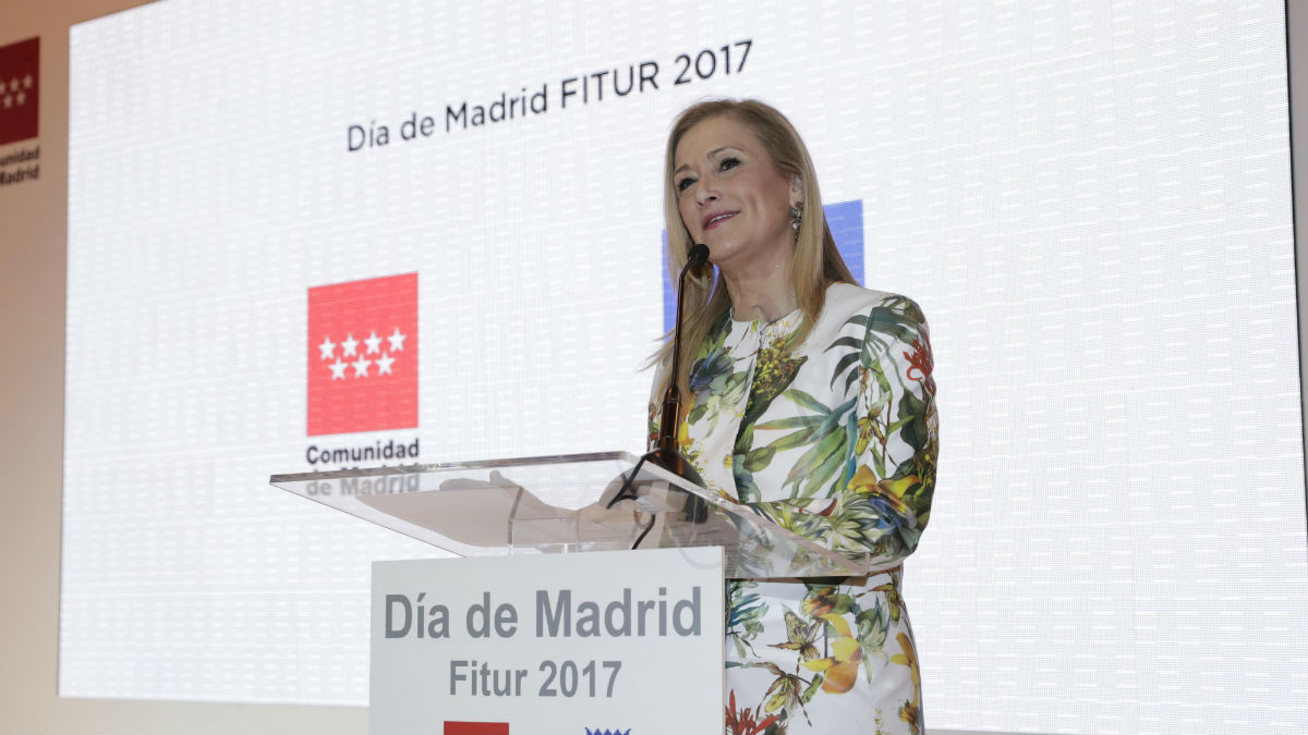 Cristina Cifuentes en FITUR (CAM).