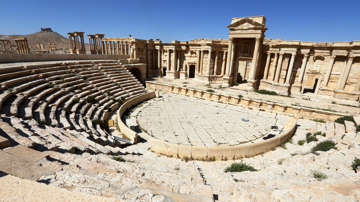 La ciudad histórica de Palmira, en Siria. (Foto: AFP)