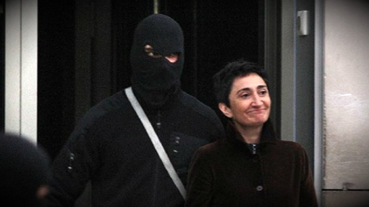 La etarra Elena Beloki, detenida por la Ertzaintza.