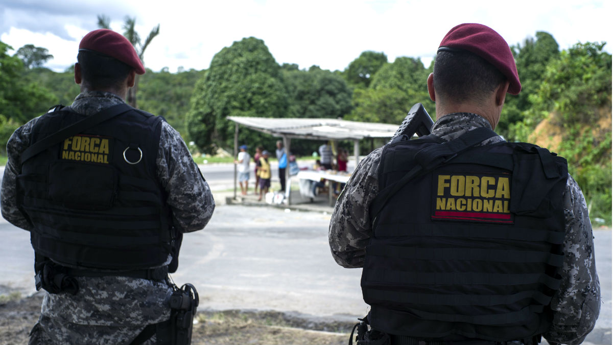 Policías brasileños (Foto: AFP).