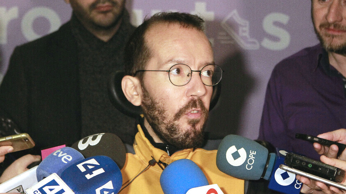 El secretario de Organización Estatal de Podemos, Pablo Echenique (Foto: Efe)